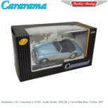 Modelauto 1:43 | Cararama 4-16240 | Austin Healey 3000 Mk.2 Convertible Blue / Creme 1967 Modelauto 1:43 | Cararama 4-16240 | Austin Healey 3000 Mk.2 Convertible Blue / Creme 1967