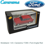 Modelauto 1:43 | Cararama 17280 | Ford Anglia Red Modelauto 1:43 | Cararama 17280 | Ford Anglia Red