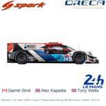 Modelauto 1:18 | Spark 18S551 | Oreca 07 Gibson Nielsen Racing 2020 #24 France / Le Mans / 24 Hours Modelauto 1:18 | Spark 18S551 | Oreca 07 Gibson Nielsen Racing 2020 #24 France / Le Mans / 24 Hours