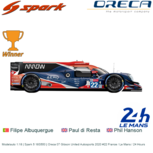 Modelauto 1:18 | Spark 5 18S550 | Oreca 07 Gibson United Autosports 2020 #22 France / Le Mans / 24 Hours Modelauto 1:18 | Spark 5 18S550 | Oreca 07 Gibson United Autosports 2020 #22 France / Le Mans / 24 Hours