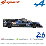 Modelauto 1:18 | Spark 18S555 | Alpine A470 Gibson Signatech Alpine Elf 2020 #36 France / Le Mans / 24 Hours Modelauto 1:18 | Spark 18S555 | Alpine A470 Gibson Signatech Alpine Elf 2020 #36 France / Le Mans / 24 Hours