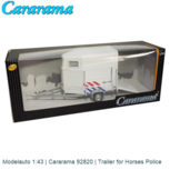 Modelauto 1:43 | Cararama 92820 | Trailer for Horses Police Modelauto 1:43 | Cararama 92820 | Trailer for Horses Police
