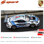 Modelauto 1:18 | Spark 18SB024 | Porsche 911 GT3 R KCMG 2020 #47 Belgium / Spa-Francorchamps / 24 Hours Modelauto 1:18 | Spark 18SB024 | Porsche 911 GT3 R KCMG 2020 #47 Belgium / Spa-Francorchamps / 24 Hours