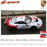 Modelauto 1:18 | Spark 18SB020 | Porsche 911 GT3 R GPX Racing 2020 #40 Belgium / Spa-Francorchamps / 24 Hours Modelauto 1:18 | Spark 18SB020 | Porsche 911 GT3 R GPX Racing 2020 #40 Belgium / Spa-Francorchamps / 24 Hours
