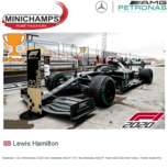 Modelauto 1:43 | Minichamps 410201444 | Mercedes AMG F1 W11 EQ Mercedes AMG F1 Team 2020 2020 #44 Turkey / Turkish Grand Prix Modelauto 1:43 | Minichamps 410201444 | Mercedes AMG F1 W11 EQ Mercedes AMG F1 Team 2020 2020 #44 Turkey / Turkish Grand Prix
