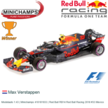 Modelauto 1:43 | Minichamps 410181933 | Red Bull RB14 Red Bull Racing 2018 #33 Mexico Modelauto 1:43 | Minichamps 410181933 | Red Bull RB14 Red Bull Racing 2018 #33 Mexico