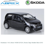 Modelauto 1:43 | Abrex 143AB-021DA | Skoda Citigo Metallic Black 2012 Modelauto 1:43 | Abrex 143AB-021DA | Skoda Citigo Metallic Black 2012