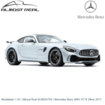 Modelauto 1:43 | Almost Real ALM420706 | Mercedes Benz AMG GT R Zilver 2017 Modelauto 1:43 | Almost Real ALM420706 | Mercedes Benz AMG GT R Zilver 2017