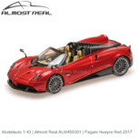 Modelauto 1:43 | Almost Real ALM450301 | Pagani Huayra Red 2017 Modelauto 1:43 | Almost Real ALM450301 | Pagani Huayra Red 2017