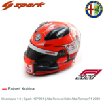 Modelauto 1:8 | Spark HSP061 | Alfa Romeo Helm Alfa Romeo F1 2020 Modelauto 1:8 | Spark HSP061 | Alfa Romeo Helm Alfa Romeo F1 2020