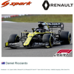 Modelauto 1:43 | Spark S6484 | Renault R.S.20 Renault DP World F1 Team 2020 #3 Germany / Nürburgring / Eifel Grand Prix Modelauto 1:43 | Spark S6484 | Renault R.S.20 Renault DP World F1 Team 2020 #3 Germany / Nürburgring / Eifel Grand Prix