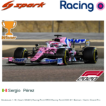 Modelauto 1:18 | Spark S6485 | Racing Point RP20 Racing Point 2020 #11 Bahrain / Sakhir Grand Prix Modelauto 1:18 | Spark S6485 | Racing Point RP20 Racing Point 2020 #11 Bahrain / Sakhir Grand Prix