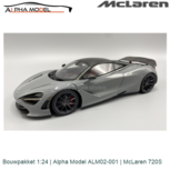 Bouwpakket 1:24 | Alpha Model ALM02-001 | McLaren 720S Bouwpakket 1:24 | Alpha Model ALM02-001 | McLaren 720S