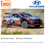 Modelauto 1:43 | IXO-Models RAM763 | Hyundai i20 R5 WRC 2020 #6 Italy / Rally Italia Sardegna Modelauto 1:43 | IXO-Models RAM763 | Hyundai i20 R5 WRC 2020 #6 Italy / Rally Italia Sardegna
