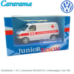 Modelauto 1:43 | Cararama 002200-03 | Volkswagen Van Wit Modelauto 1:43 | Cararama 002200-03 | Volkswagen Van Wit