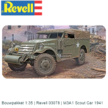 Bouwpakket 1:35 | Revell 03078 | M3A1 Scout Car 1941 Bouwpakket 1:35 | Revell 03078 | M3A1 Scout Car 1941