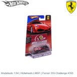 Modelauto 1:64 | Hotwheels L9691 | Ferrari 355 Challenge #355 Modelauto 1:64 | Hotwheels L9691 | Ferrari 355 Challenge #355