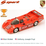 Modelauto 1:43 | Spark S2989 | Porsche 962 Preston Henn T-Bird Swap Shop 1985 #8 USA / Sebring / 12 Hours Modelauto 1:43 | Spark S2989 | Porsche 962 Preston Henn T-Bird Swap Shop 1985 #8 USA / Sebring / 12 Hours