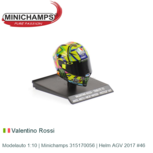 Modelauto 1:10 | Minichamps 315170056 | Helm AGV 2017 #46 Modelauto 1:10 | Minichamps 315170056 | Helm AGV 2017 #46