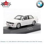 Modelauto 1:43 | CMR CMR43036 | BMW M3 Sport Evolution (E30) White 1991 Germany Modelauto 1:43 | CMR CMR43036 | BMW M3 Sport Evolution (E30) White 1991 Germany