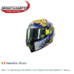 Helm 1:8 | Minichamps 399180096 | AGV Helmet 2018 #46 italië / Misano Helm 1:8 | Minichamps 399180096 | AGV Helmet 2018 #46 italië / Misano