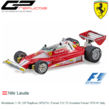 Modelauto 1:18 | GP Replicas GP027A | Ferrari 312 T2 Scuderia Ferrari 1976 #1 Italy Modelauto 1:18 | GP Replicas GP027A | Ferrari 312 T2 Scuderia Ferrari 1976 #1 Italy