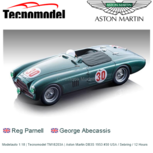 Modelauto 1:18 | Tecnomodel TM18203A | Aston Martin DB3S 1953 #30 USA / Sebring / 12 Hours Modelauto 1:18 | Tecnomodel TM18203A | Aston Martin DB3S 1953 #30 USA / Sebring / 12 Hours