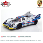 Modelauto 1:18 | CMR CMR133 | Porsche 917K Martini Racing Team 1971 #23 Belgium / Spa 1000km Modelauto 1:18 | CMR CMR133 | Porsche 917K Martini Racing Team 1971 #23 Belgium / Spa 1000km