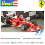 Bouwpakket 1:12 | Revell 07493 | Ferrari F2002 Ferrari 2002 Bouwpakket 1:12 | Revell 07493 | Ferrari F2002 Ferrari 2002