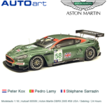 Modelauto 1:18 | Autoart 80509 | Aston Martin DBR9 2005 #58 USA / Sebring / 24 Hours Modelauto 1:18 | Autoart 80509 | Aston Martin DBR9 2005 #58 USA / Sebring / 24 Hours