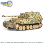 Militair 1:35 | Dragon Armor DRA61004 | Elefant Sd.Kfz.184 1./s.Pz.Abt.653 1944 Italië Militair 1:35 | Dragon Armor DRA61004 | Elefant Sd.Kfz.184 1./s.Pz.Abt.653 1944 Italië