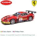 Modelauto 1:18 | Kyosho 8393B | Ferrari 575 GTC JMB 2003 #9 Portugal / Estoril Modelauto 1:18 | Kyosho 8393B | Ferrari 575 GTC JMB 2003 #9 Portugal / Estoril