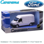 Modelauto 1:72 | Cararama Cara5000-17 | Ford Transit Wit Modelauto 1:72 | Cararama Cara5000-17 | Ford Transit Wit