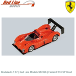 Modelauto 1:87 | Red Line Models 987026 | Ferrari F333 SP Rood Modelauto 1:87 | Red Line Models 987026 | Ferrari F333 SP Rood