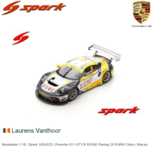 Modelauto 1:18 | Spark 18SA023 | Porsche 911 GT3 R ROWE Racing 2019 #99 China / Macau Modelauto 1:18 | Spark 18SA023 | Porsche 911 GT3 R ROWE Racing 2019 #99 China / Macau