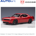 Modelauto 1:18 | Autoart 71741 | Dodge Challenger R/T Scat Pack TorRed 2018 Modelauto 1:18 | Autoart 71741 | Dodge Challenger R/T Scat Pack TorRed 2018