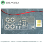 Bouwpakket 1:18 | Tremonia CW11476 | Detailkit Ferrari 360 Modena no 1 2003 Bouwpakket 1:18 | Tremonia CW11476 | Detailkit Ferrari 360 Modena no 1 2003