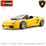 Modelauto 1:18 | Bburago 12016Y | Lamborghini Gallardo Yellow 2004 Modelauto 1:18 | Bburago 12016Y | Lamborghini Gallardo Yellow 2004