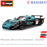 Modelauto 1:24 | Bburago 18-28004B | Maserati MC12 Vitaphone Racing Team 2008 #1 Belgium / Spa-Francorchamps / 24 Hours Modelauto 1:24 | Bburago 18-28004B | Maserati MC12 Vitaphone Racing Team 2008 #1 Belgium / Spa-Francorchamps / 24 Hours