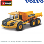 Grondverzet 1:50 | Bburago 18-32085 | Volvo A25G Articulated Hauler Yellow Grondverzet 1:50 | Bburago 18-32085 | Volvo A25G Articulated Hauler Yellow