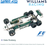 Bouwpakket 1:43 | Tameo TMK285 | Williams FW08B Ford Sixwheeler Williams Grand Prix Engineering 1982 Bouwpakket 1:43 | Tameo TMK285 | Williams FW08B Ford Sixwheeler Williams Grand Prix Engineering 1982