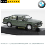 Modelauto 1:43 | Vanguards VA13802 | BMW 323i (E30) Metallic Green Modelauto 1:43 | Vanguards VA13802 | BMW 323i (E30) Metallic Green