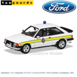 Modelauto 1:43 | Vanguards VA11012 | Ford Escort Mk.3 XR3i Durnham Constabulary 1983 Modelauto 1:43 | Vanguards VA11012 | Ford Escort Mk.3 XR3i Durnham Constabulary 1983