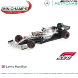 Modelauto 1:43 | Minichamps 417191144 | Mercedes AMG F1 W10 EQ Power+ Mercedes AMG Petronas Motorsport F1 2019 #44 Germany / Hockenheim / Grand Prix Modelauto 1:43 | Minichamps 417191144 | Mercedes AMG F1 W10 EQ Power+ Mercedes AMG Petronas Motorsport F1 2019 #44 Germany / Hockenheim / Grand Prix