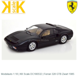 Modelauto 1:18 | KK Scale DC180532 | Ferrari 328 GTB Zwart 1985 Modelauto 1:18 | KK Scale DC180532 | Ferrari 328 GTB Zwart 1985