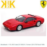 Modelauto 1:18 | KK Scale DC180531 | Ferrari 328 GTB Rood 1985 Modelauto 1:18 | KK Scale DC180531 | Ferrari 328 GTB Rood 1985