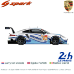 Modelauto 1:18 | Spark 18S560 | Porsche 911 RSR LMGTE-AM Team Project 1 2020 #56 France / Le Mans / 24 Hours Modelauto 1:18 | Spark 18S560 | Porsche 911 RSR LMGTE-AM Team Project 1 2020 #56 France / Le Mans / 24 Hours