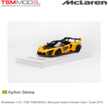 Modelauto 1:43 | TSM TSM430420 | McLaren Senna Volcano Geel / Zwart 2018 Modelauto 1:43 | TSM TSM430420 | McLaren Senna Volcano Geel / Zwart 2018