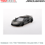 Modelauto 1:43 | TSM TSM430424 | McLaren 600 LT Grijs Modelauto 1:43 | TSM TSM430424 | McLaren 600 LT Grijs
