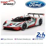Modelauto 1:18 | Top Speed TS0282 | Ford GT LMGTE-PRO Ford Chip Canassi Team USA 2019 #69 France / Le Mans / 24 Hours Modelauto 1:18 | Top Speed TS0282 | Ford GT LMGTE-PRO Ford Chip Canassi Team USA 2019 #69 France / Le Mans / 24 Hours